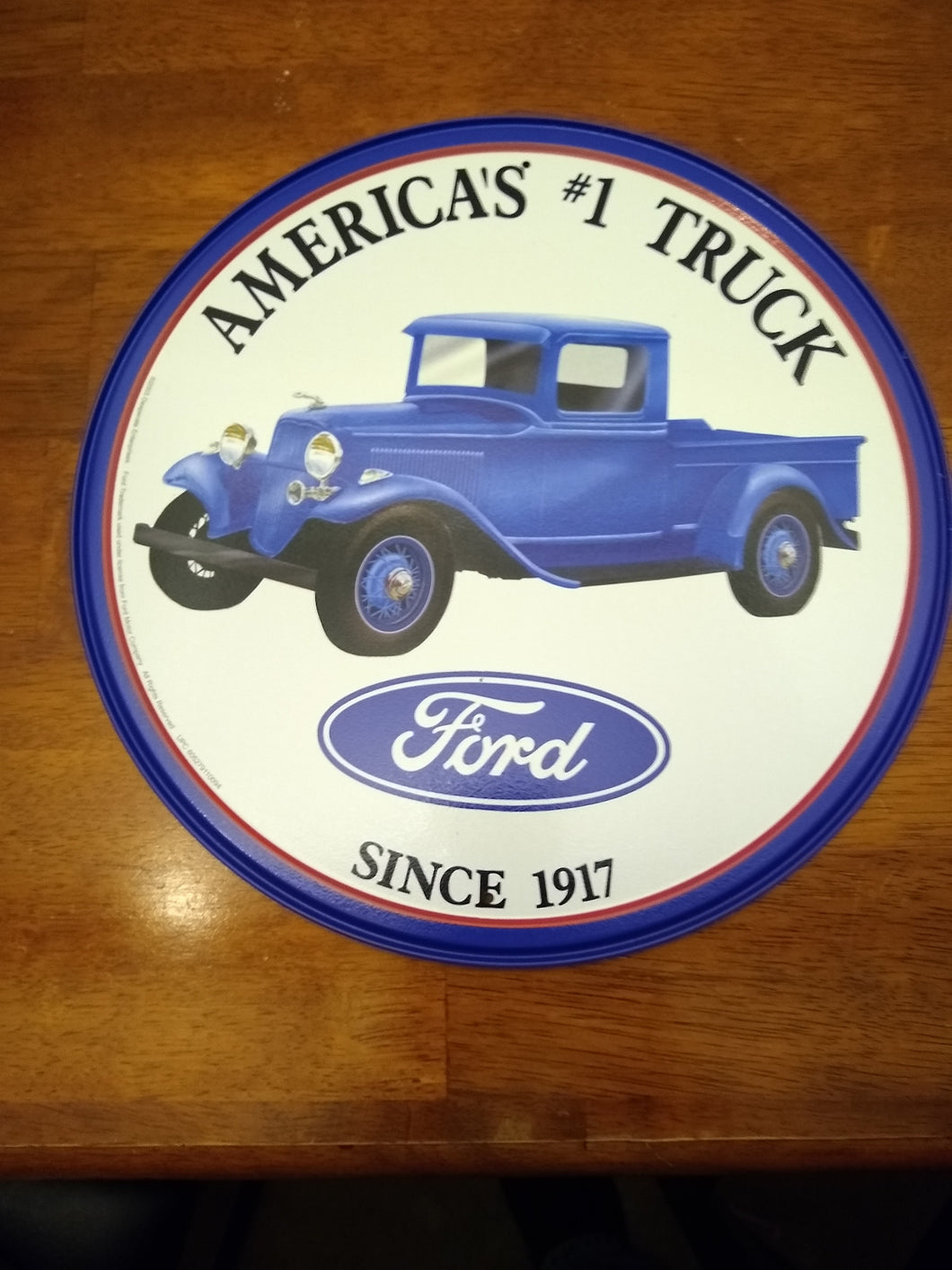 Ford America's #1 Truck 1927 Sign