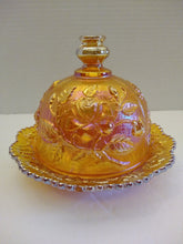 Load image into Gallery viewer, Imperial Glass Marigold Carnival Butter Dish
