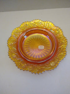 Imperial Glass Marigold Carnival Butter Dish