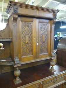 Antique Oak Butler's Pantry