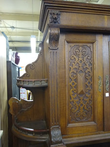 Antique Oak Butler's Pantry